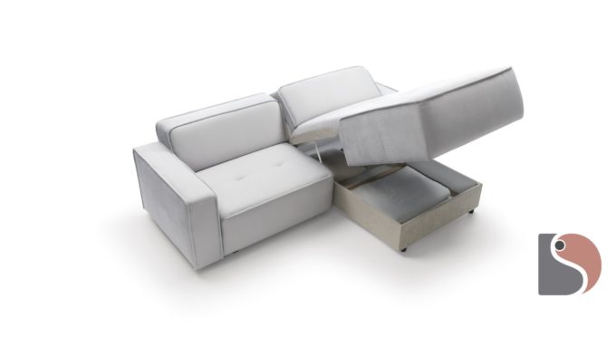 MODO COLTAR EXTENSIBIL 250 x 175 COLT DREAPTA CULOARE TURCOAZ ZONA DE DORMIT 202 X 138 PREMIUM LINE GALA