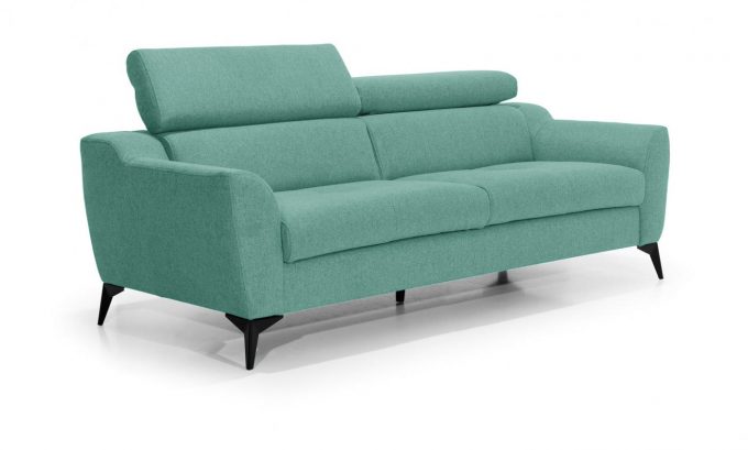 PESCARA CANAPEA FIXA 3 LOCURI 221 x 95 VERDE MENTA LIRA1207 IN STOC PREMIUM LINE