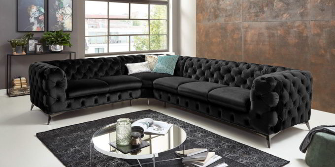 COLTAR QUEEN 263X323-COLT STANGA-CATIFEA NEAGRA-PREMIUM LINE