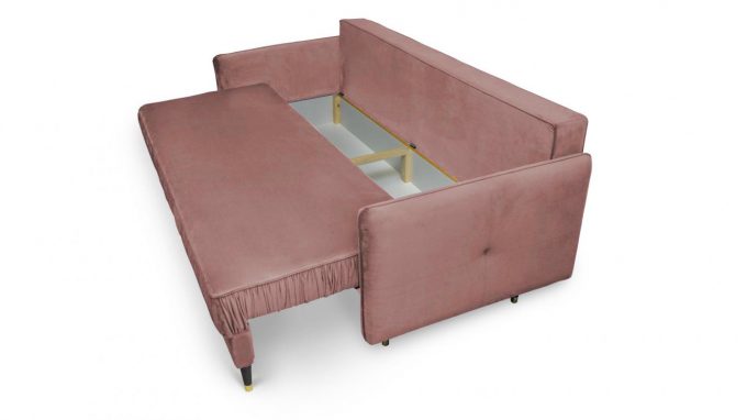 LIVIO CANAPEA EXTENSIBILA 215 x 103 STOFA BLUVEL52 GRUPA 01 ZONA DORMIT 190 X 130