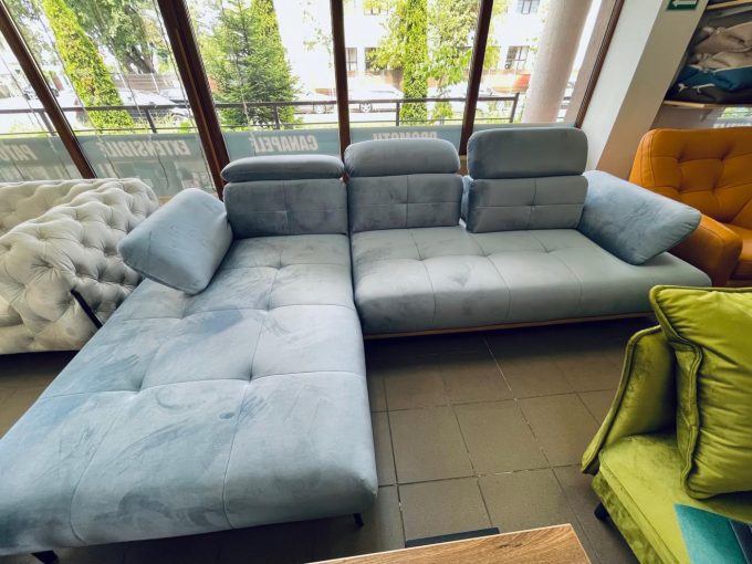 MAGNUM COLTAR FIX 183 X 287 CULOARE ALBASTRU CER COLT STANGA STOFA BASEL06 SPATAR RABATABIL FATA SPATE PREMIUM