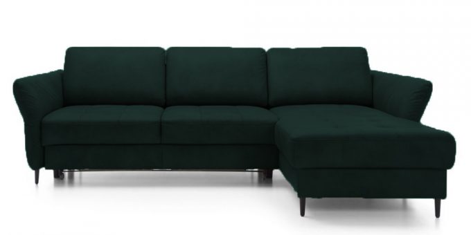 VASTO COLTAR EXTENSIBIL 238 x 162 CULOARE VERDE INCHIS ZONA DE DORMIT 212 X 140