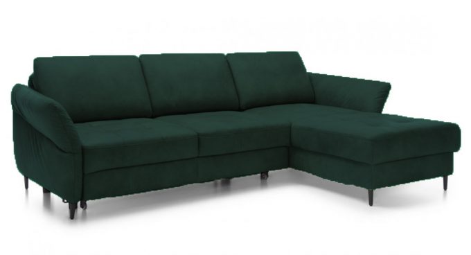 VASTO COLTAR EXTENSIBIL 238 x 162 CULOARE VERDE INCHIS ZONA DE DORMIT 212 X 140
