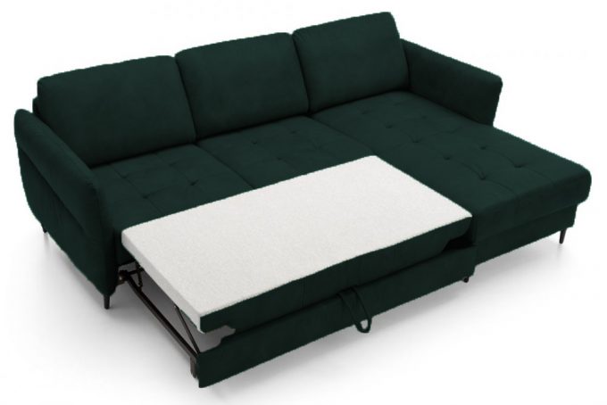 VASTO COLTAR EXTENSIBIL 238 x 162 CULOARE VERDE INCHIS ZONA DE DORMIT 212 X 140