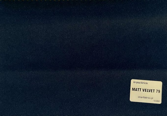 SELINA CANAPEA EXTENSIBILA 252 X 108 ALBASTRU STOFA MATT VELVET 79 ZONA DE DORMIT 200 X 145