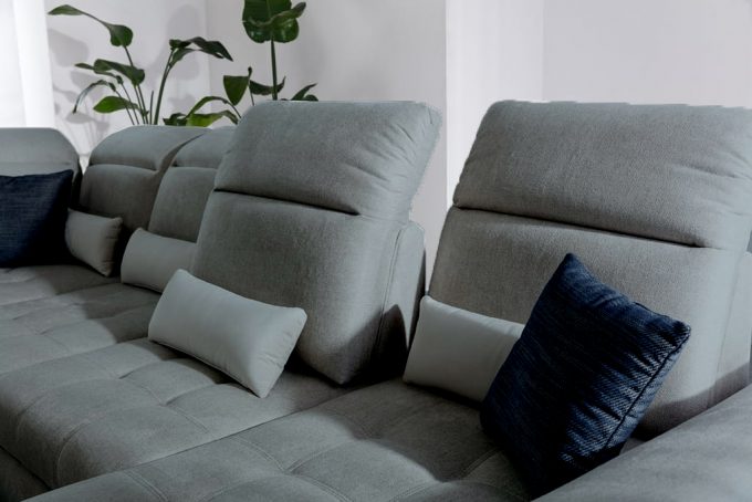 GIOVANI COLTAR EXTENSIBIL 280 X 201 DREAPTA GRI LADA DEPOZITARE ZONA DORMIT