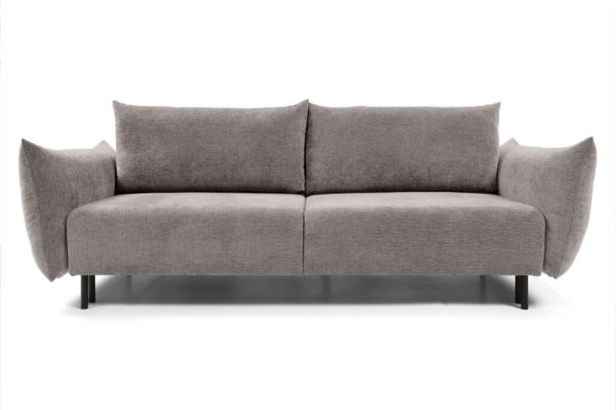 ADEL CANAPEA EXTENSIBILA 240 X 109 GRI ELMA-08 ZONA DE DORMIT 200 X 142 LSK