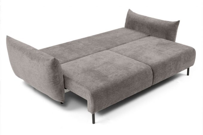 ADEL CANAPEA EXTENSIBILA 240 X 109 GRI ELMA-08 ZONA DE DORMIT 200 X 142 LSK