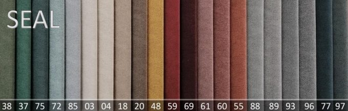 SARENZA CANAPEA EXTENSIBILA 228 X 100 GALBEN CU GRI STOFA SEAL 48-93